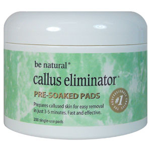 Be Natural Callus Eliminator Pre-soak Pads 200pk.