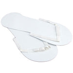 Scampers Disposable Pedicure Slippers - White