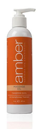 Massage Oil 8 oz Tangerine Basil