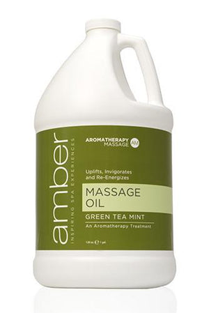 Massage Oil 128 oz. Green Tea Mint