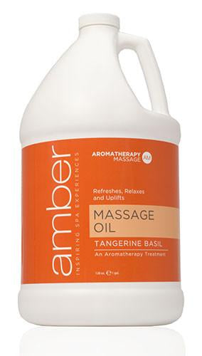 Massage Oil 128 oz. Tangerine Basil
