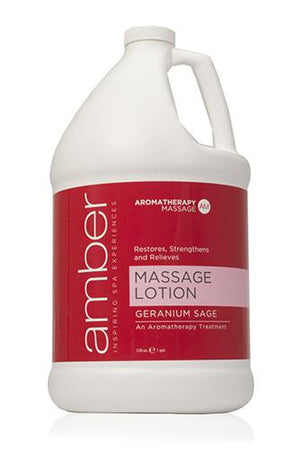 Massage Lotion 128 oz. Geranium Sage