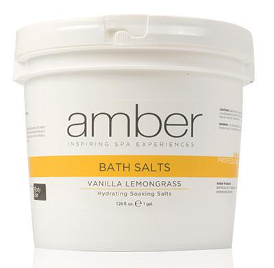 Bath Salts - Vanilla Lemongrass 128 oz.