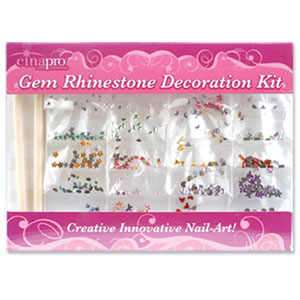 Gem Rhinestone Decoration Kit Nail Art