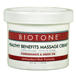 Biotone Healthy Benefits Massage Creme 4 oz.