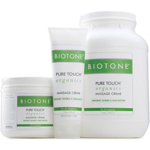 Biotone Pure Touch Organic Massage Creme 32oz