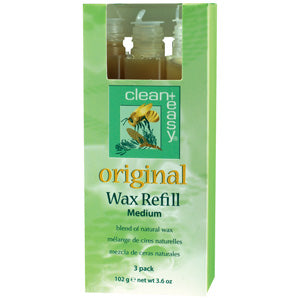 Clean & Easy Original Wax Refill Medium 3pk