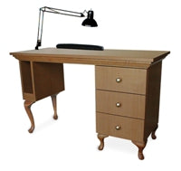 Bradford II Manicure Table With Queen Anne Legs