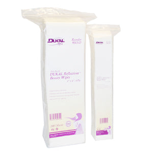 Dukal Reflections Beauty Wipes 4x4, 4 ply