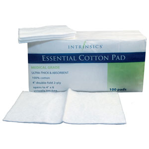 Intrinsics 4x4 Essential Cotton Pad 100ct.