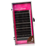 J-Curl Mink Lashes, Black .15 x 10mm