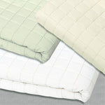 Simon West Cream Quilted Blanket