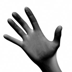 Black Latex-Free Nitrile Gloves