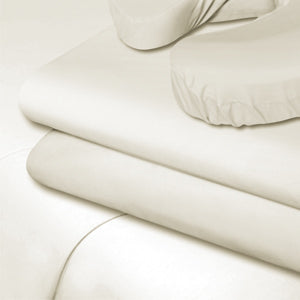 Flannel Fitted Sheet White