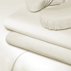 Flannel Sheet Set White